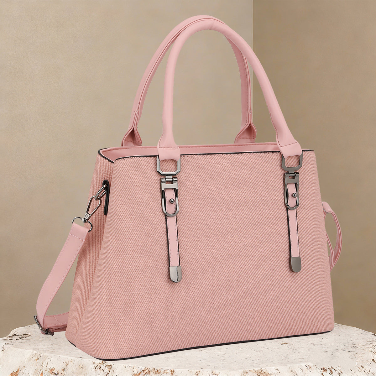 Classic Structured Executive Tote &amp; Crossbody Bag (8201)