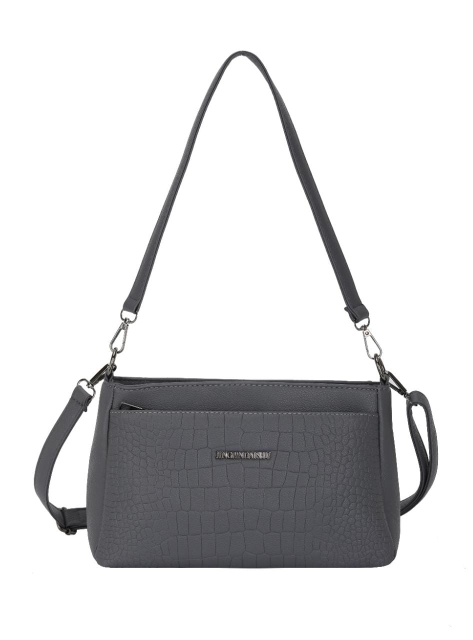 Elegance Texture Chic Convertible Handbag &amp; Crossbody (8107)