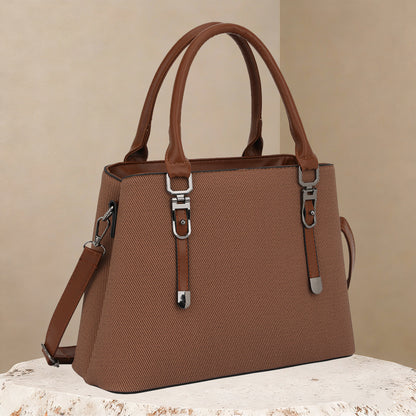 Classic Structured Executive Tote &amp; Crossbody Bag (8201)