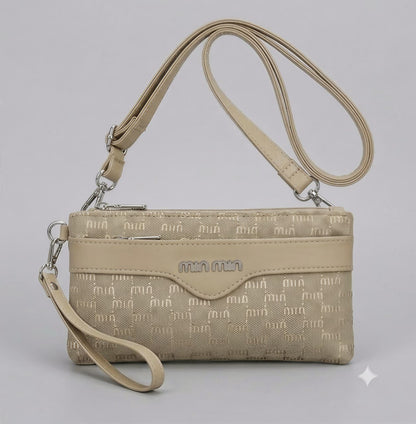 Monogram Multi-Pocket Shint Clutch &amp; Crossbody Wallet (9815)