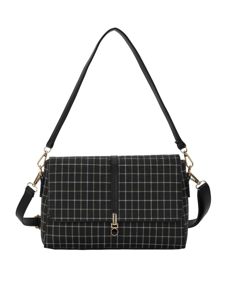 Chic Monogram Print Convertible Handbag &amp; Crossbody (8030)