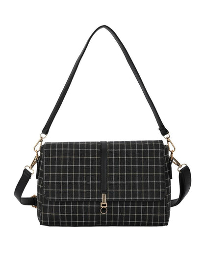 Chic Monogram Print Convertible Handbag &amp; Crossbody (8030)