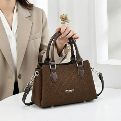 Classic Textured Satchel (9891)