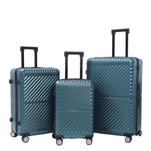 Premium PC Material 3-Piece Trolley Luggage Set