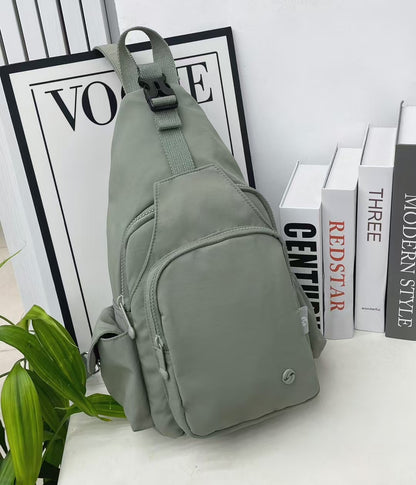 Casual Multi-Pocket Soft Cotton Fabric Backpack (8055)
