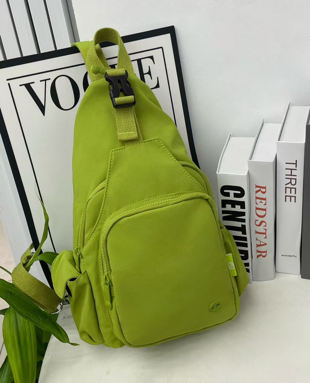Casual Multi-Pocket Soft Cotton Fabric Backpack (8055)