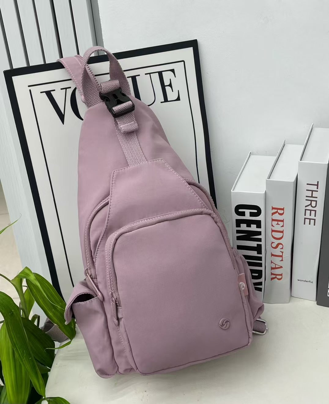 Casual Multi-Pocket Soft Cotton Fabric Backpack (8055)