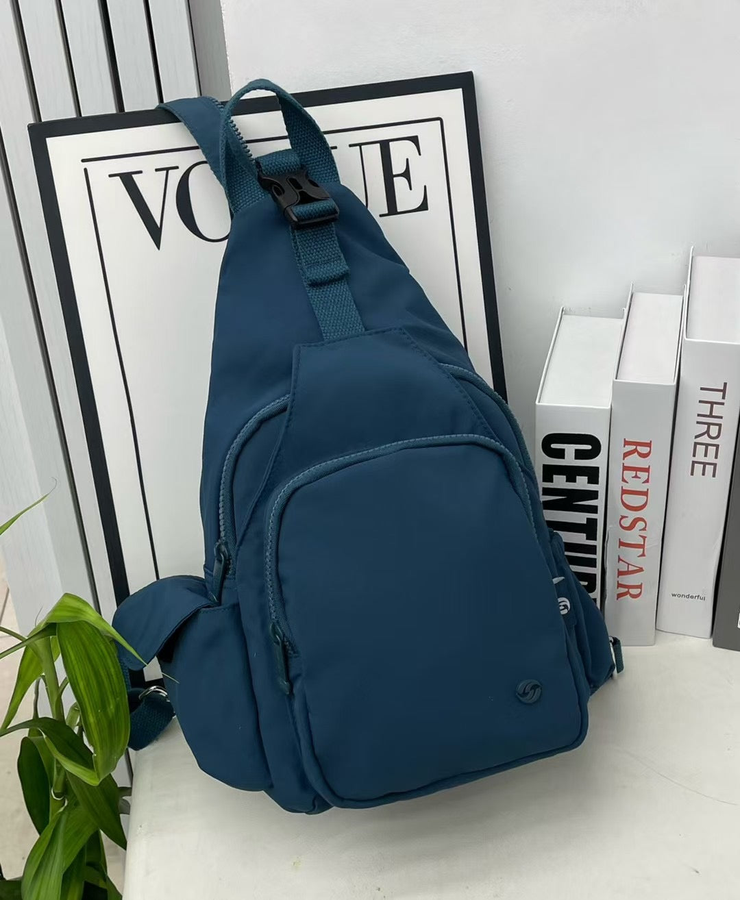 Casual Multi-Pocket Soft Cotton Fabric Backpack (8055)
