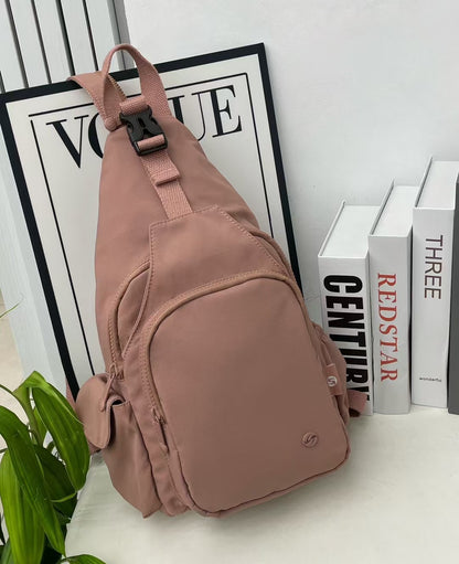 Casual Multi-Pocket Soft Cotton Fabric Backpack (8055)