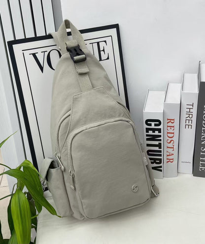 Casual Multi-Pocket Soft Cotton Fabric Backpack (8055)