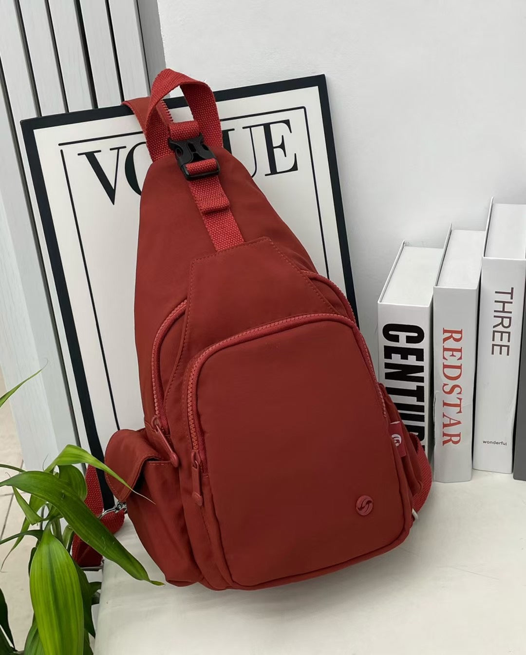 Casual Multi-Pocket Soft Cotton Fabric Backpack (8055)