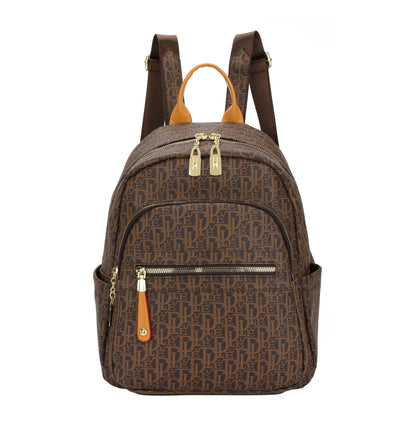Classic Checkered Multi-Pocket Casual &amp; Travel Backpack (8017)