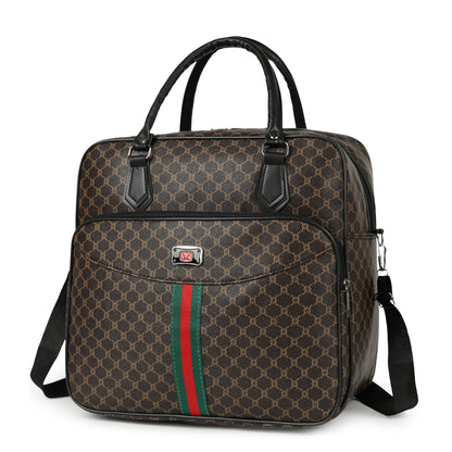 Stripe Accent Signature Travel &amp; Cabin Duffle Bag (8957)