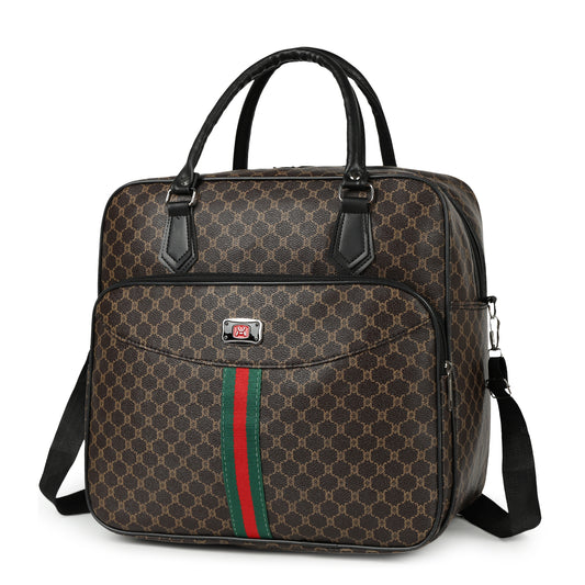 Stripe Accent Signature Travel &amp; Cabin Duffle Bag (8957)