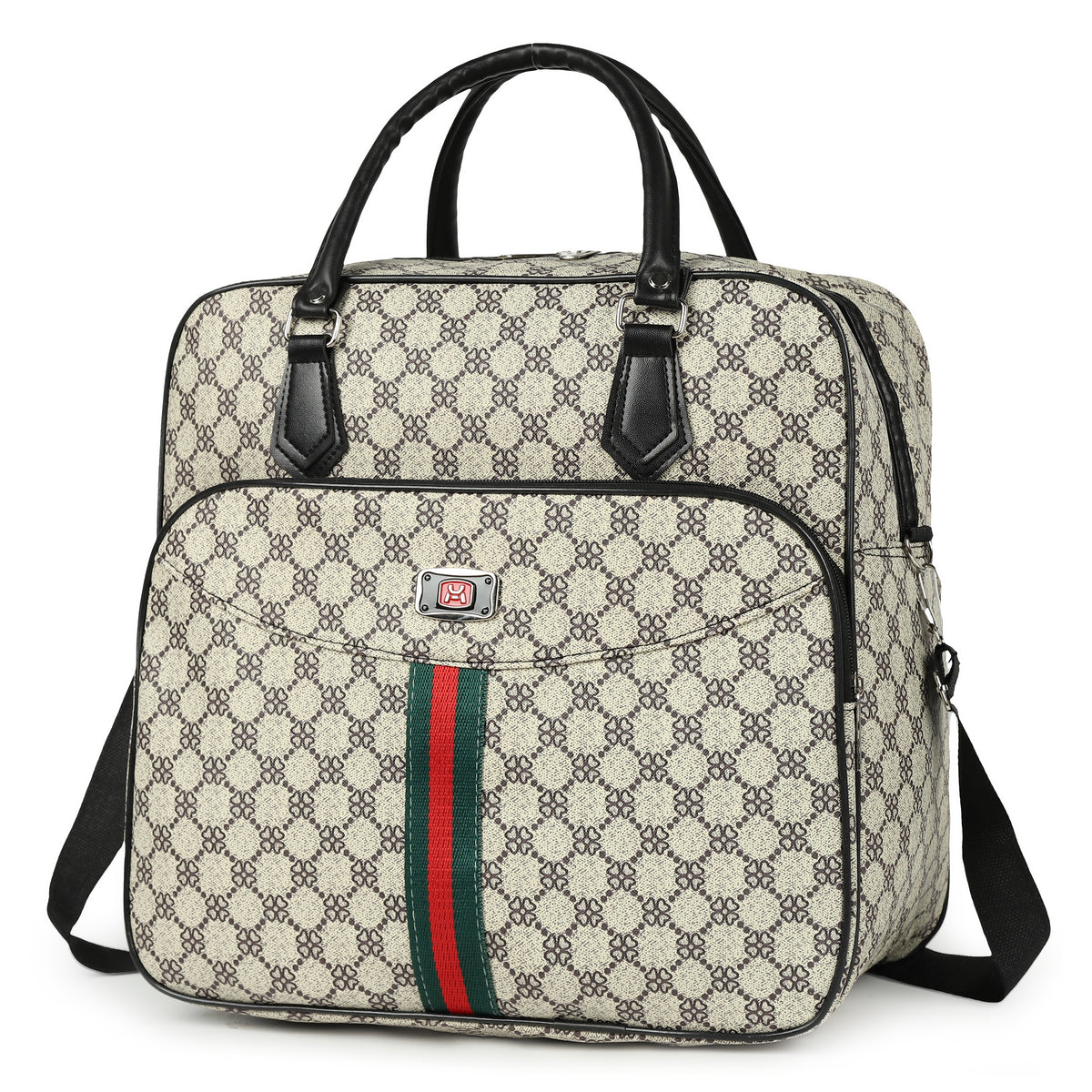 Stripe Accent Signature Travel &amp; Cabin Duffle Bag (8957)