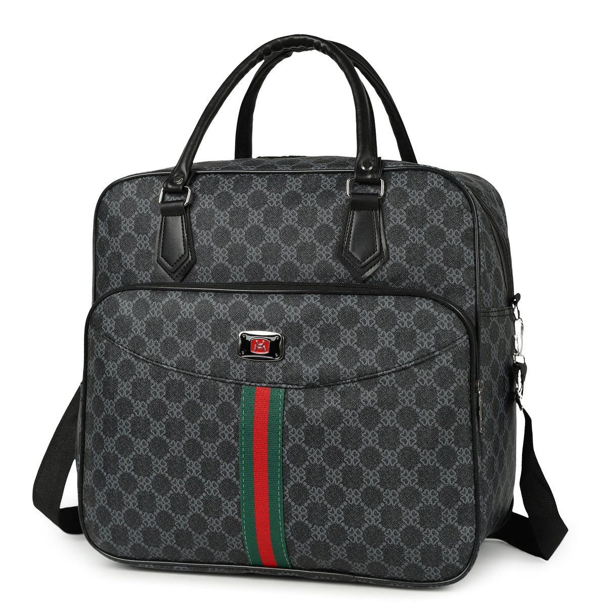 Stripe Accent Signature Travel &amp; Cabin Duffle Bag (8957)