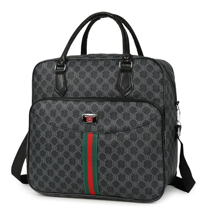 Stripe Accent Signature Travel &amp; Cabin Duffle Bag (8957)