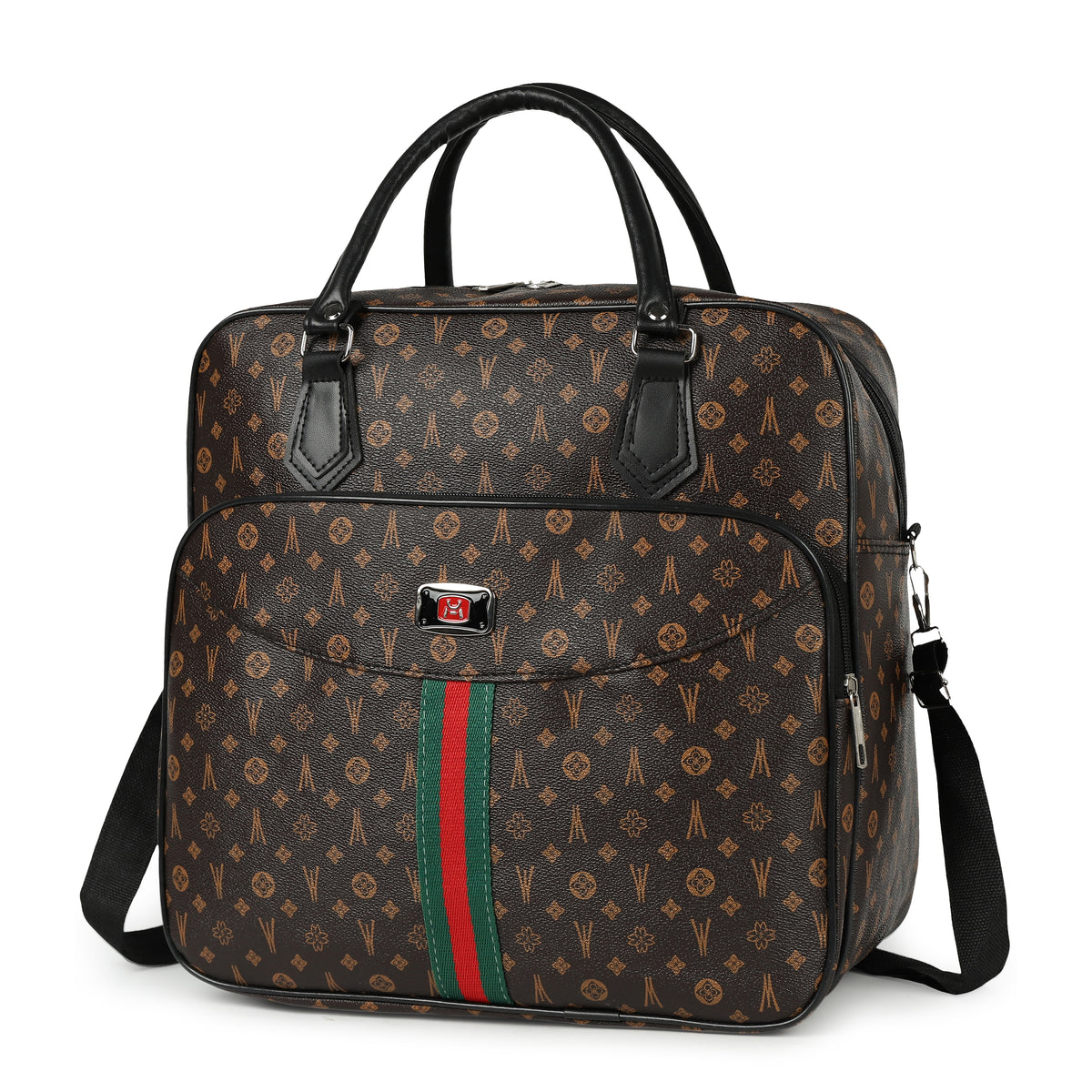 Stripe Accent Signature Travel &amp; Cabin Duffle Bag (8957)