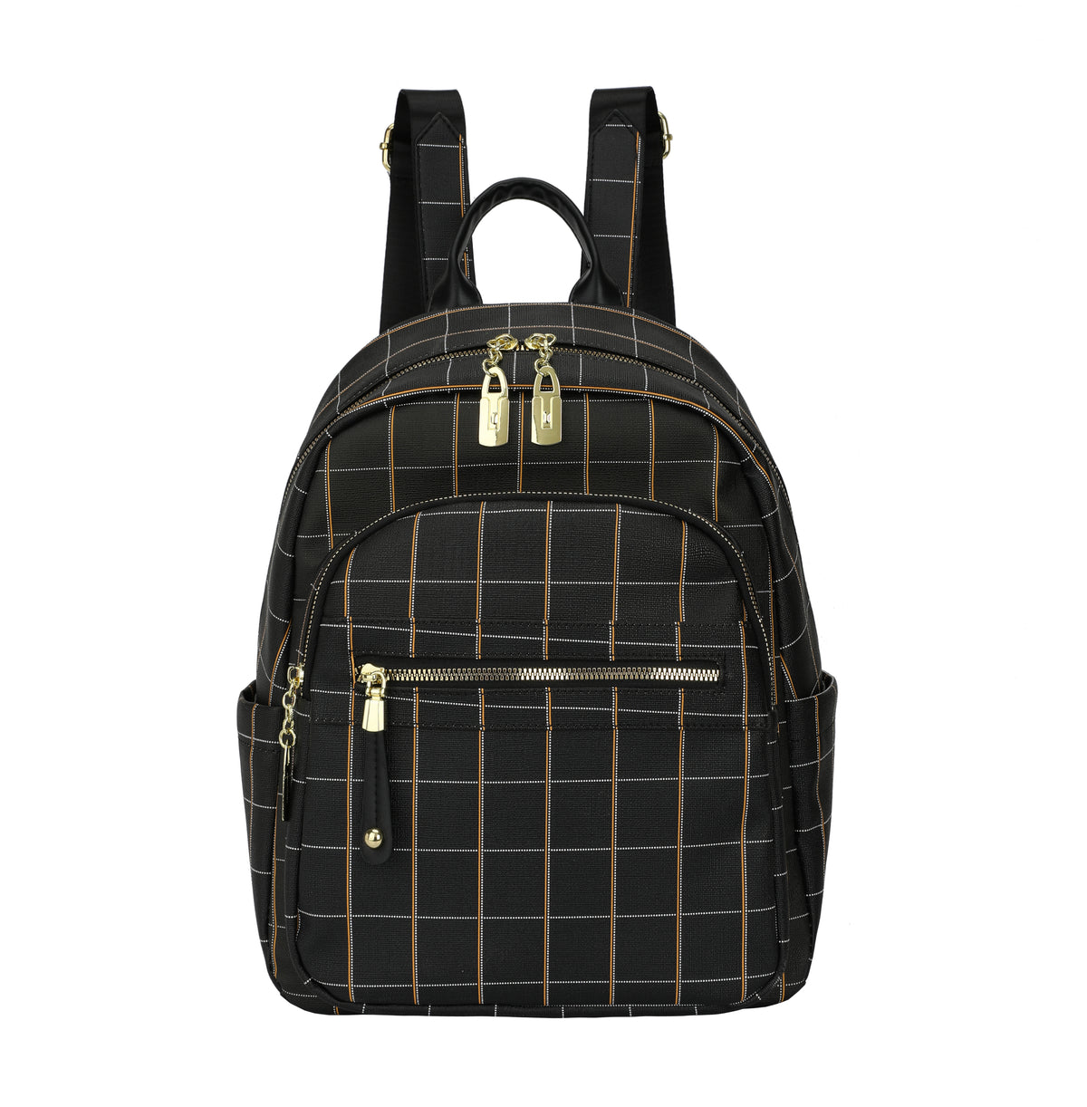 Classic Checkered Multi-Pocket Casual &amp; Travel Backpack (8017)
