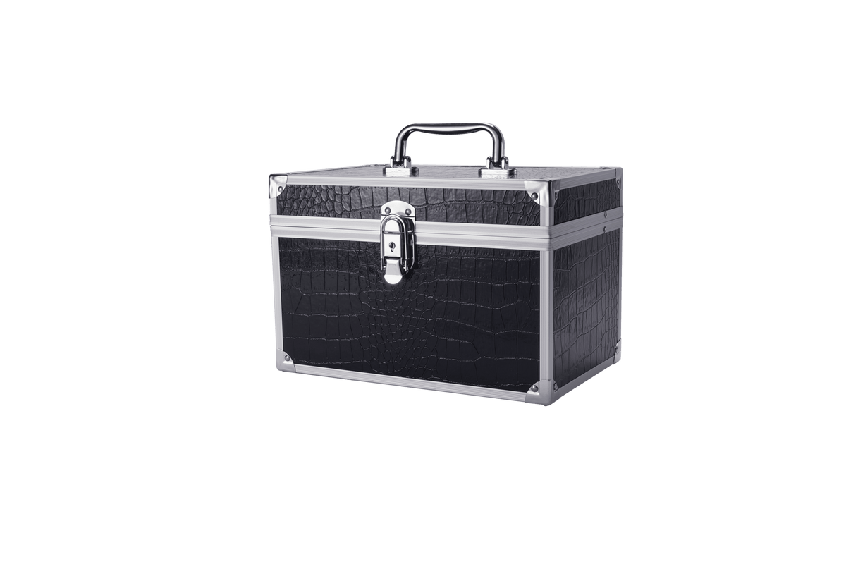Luxury Crocodile-Textured Professional Vanity &amp; Makeup Storage Case (7068)