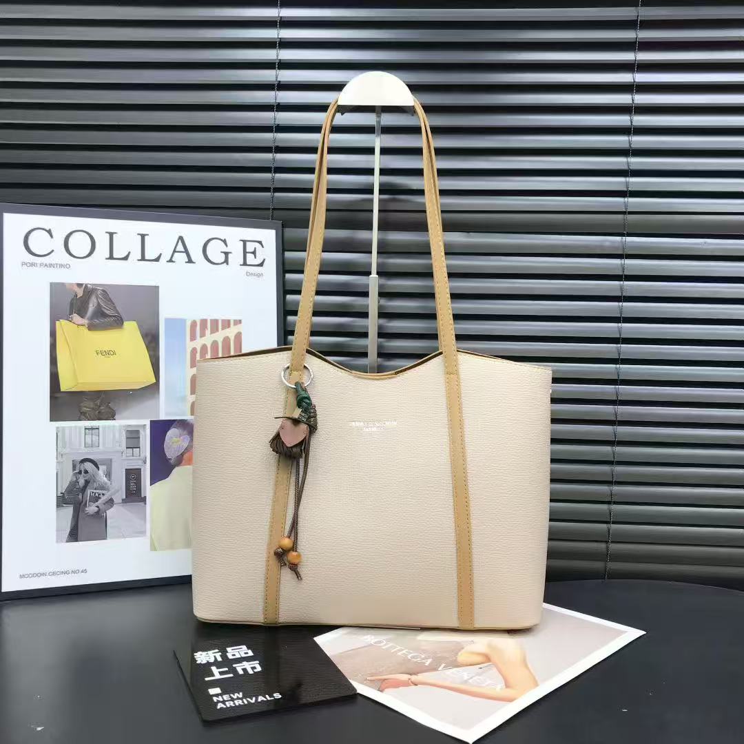 Chic Charm Structured Shoulder Tote &amp; Work Bag (8164)