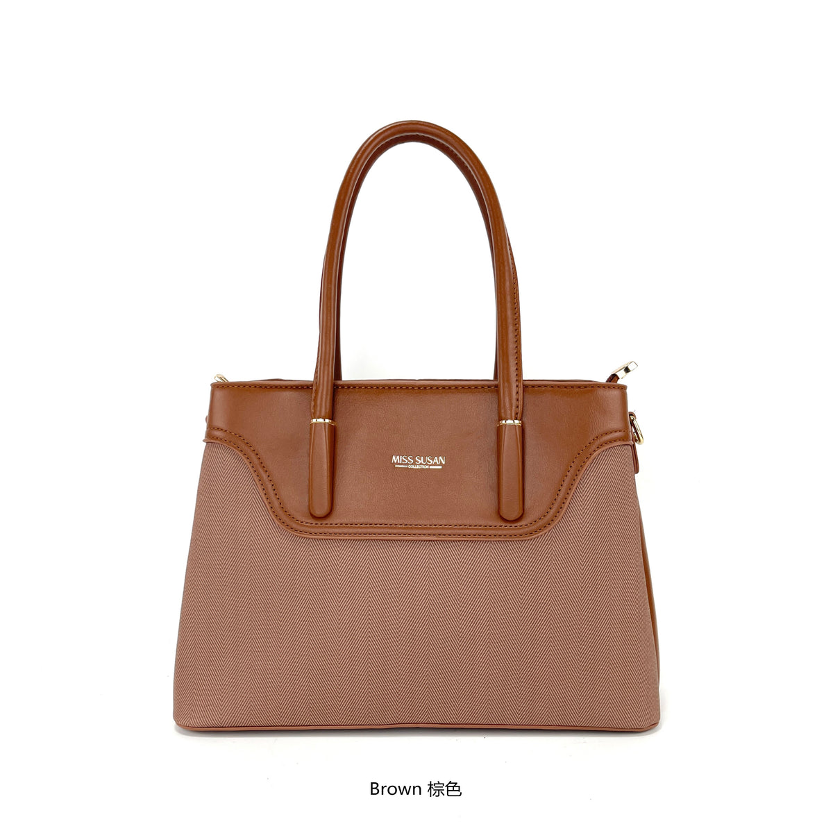 MISS SUSAN Women’s Multi-Pocket Bag with Detachable Strap (9842)