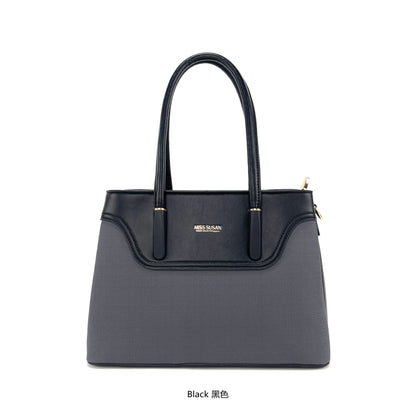 MISS SUSAN Women’s Multi-Pocket Bag with Detachable Strap (9842)