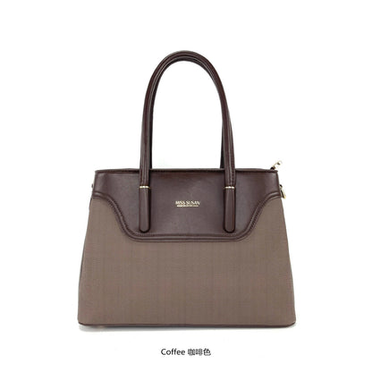 MISS SUSAN Women’s Multi-Pocket Bag with Detachable Strap (9842)