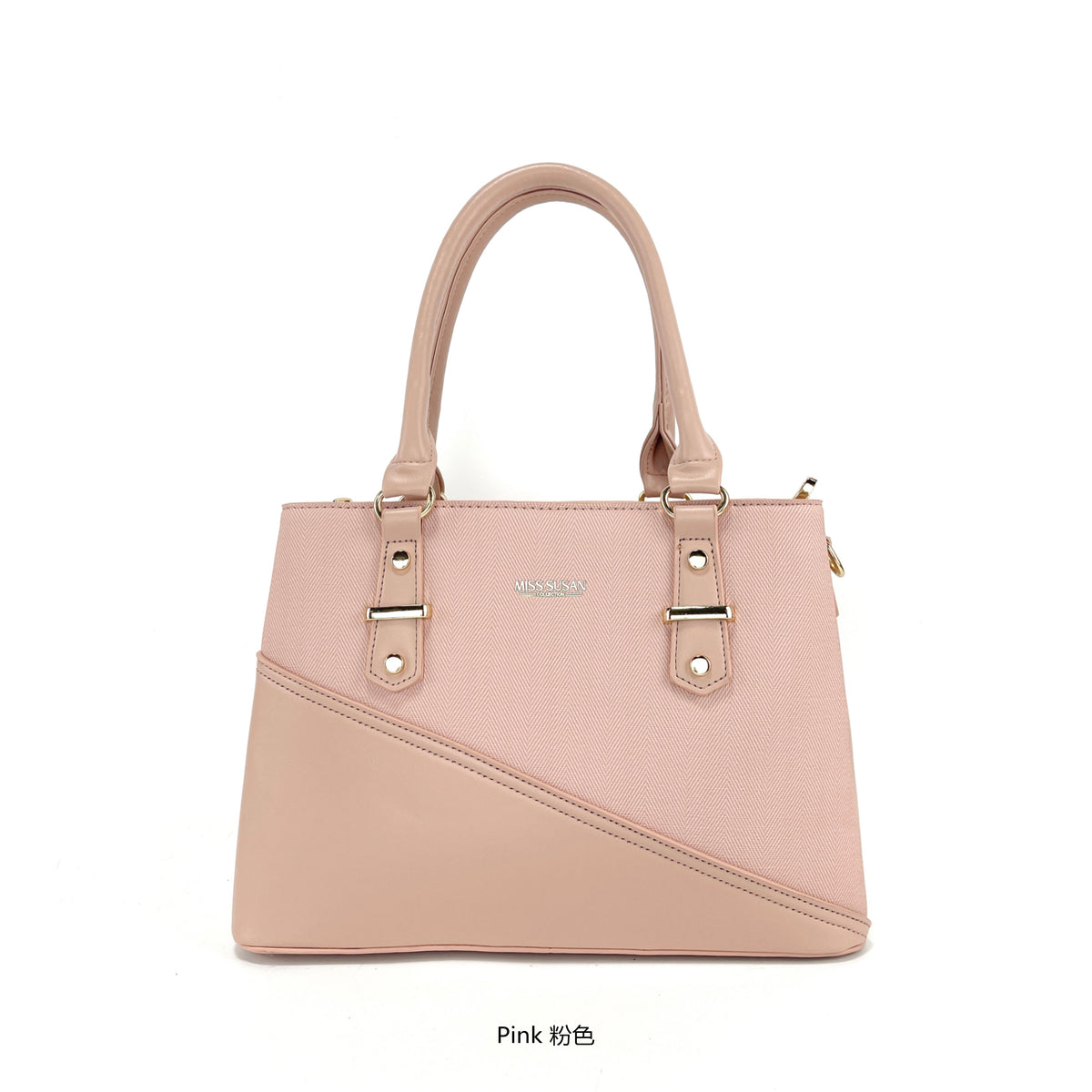 Women’s Multi-Pocket Tote Bag with Detachable Strap (9843)