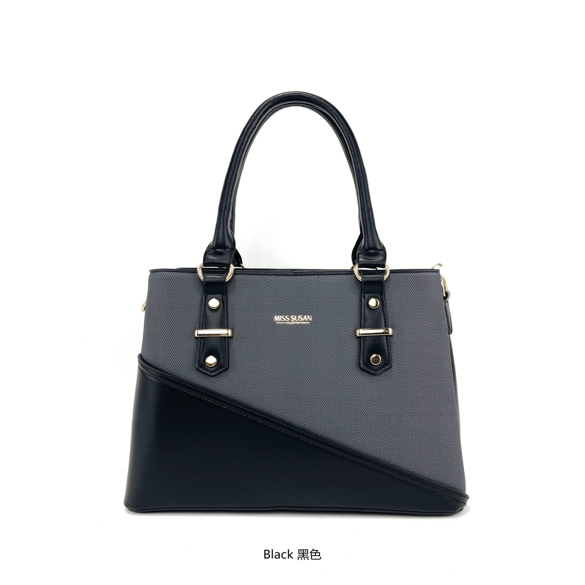 Women’s Multi-Pocket Tote Bag with Detachable Strap (9843)