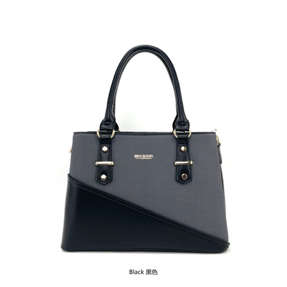 Women’s Multi-Pocket Tote Bag with Detachable Strap (9843)