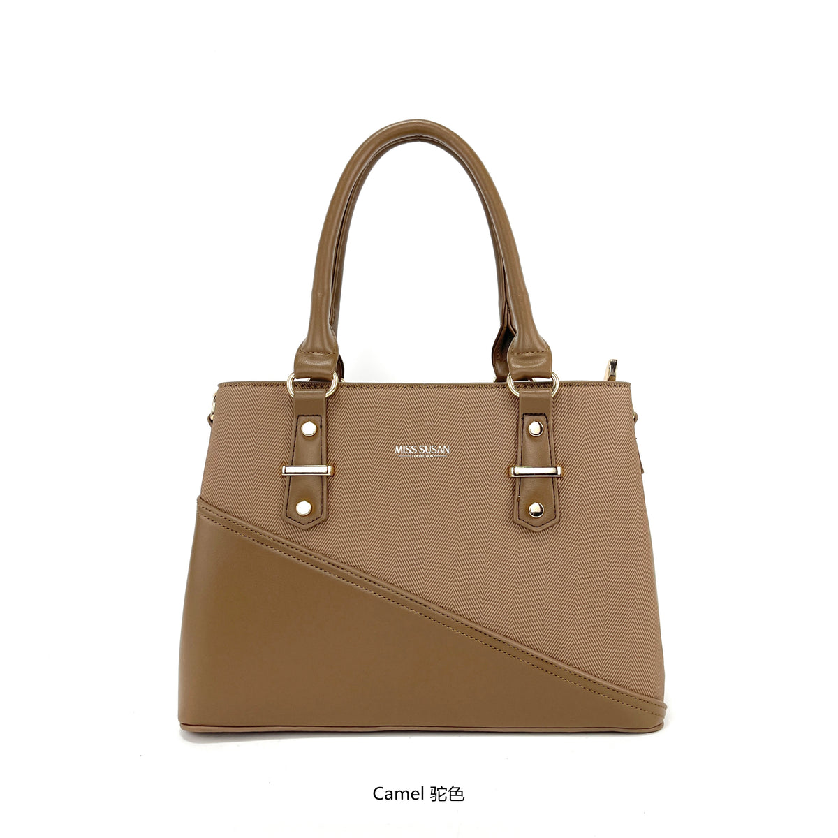 Women’s Multi-Pocket Tote Bag with Detachable Strap (9843)