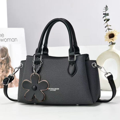 Blossom Charm Textured Satchel (9795)