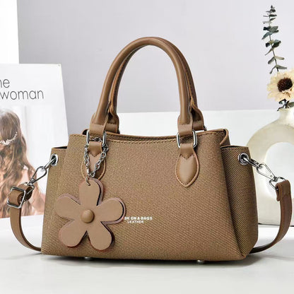 Blossom Charm Textured Satchel (9795)