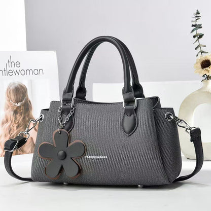 Blossom Charm Textured Satchel (9795)
