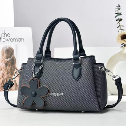 Blossom Charm Textured Satchel (9795)