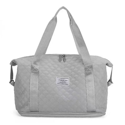 Quilted Lightweight Expandable Travel Duffel Bag (8217)
