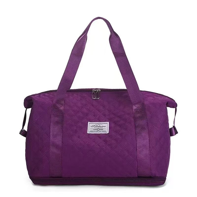 Quilted Lightweight Expandable Travel Duffel Bag (8217)
