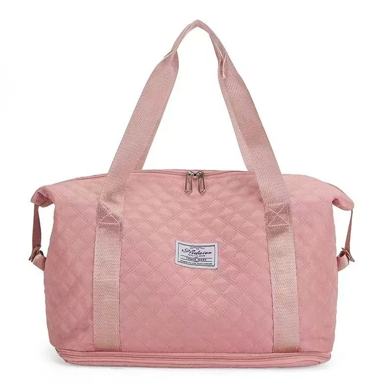 Quilted Lightweight Expandable Travel Duffel Bag (8217)
