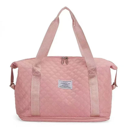 Quilted Lightweight Expandable Travel Duffel Bag (8217)