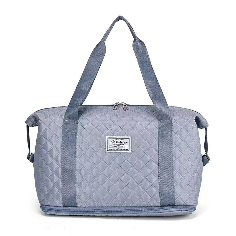 Quilted Lightweight Expandable Travel Duffel Bag (8217)
