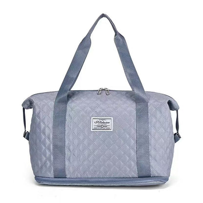Quilted Lightweight Expandable Travel Duffel Bag (8217)