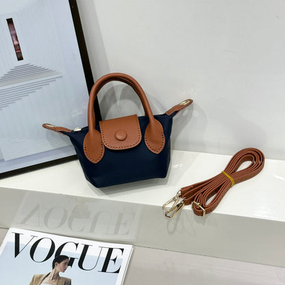 Mini Nylon Top-Handle Crossbody Bag (9605)