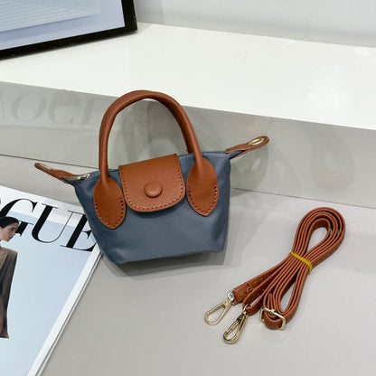 Mini Nylon Top-Handle Crossbody Bag (9605)