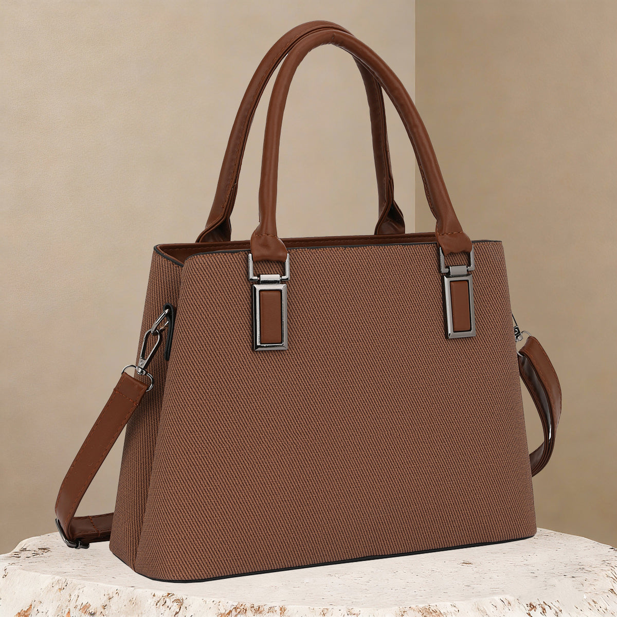 Classic Structured Executive Tote (8202)