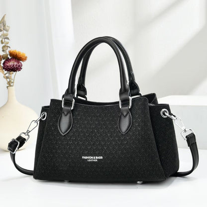 Classic Textured Satchel (9891)