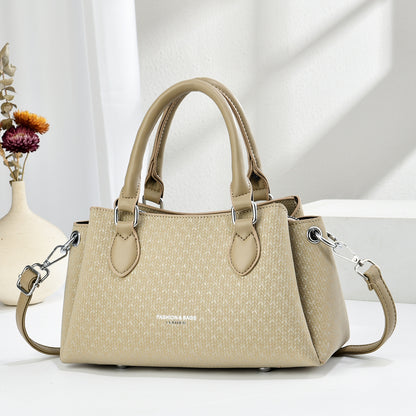 Classic Textured Satchel (9891)