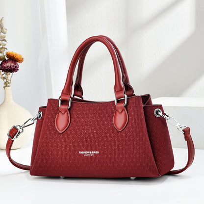 Classic Textured Satchel (9891)