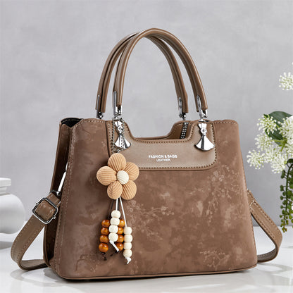 Multi-Compartment Bag with Pendant Details (9894)