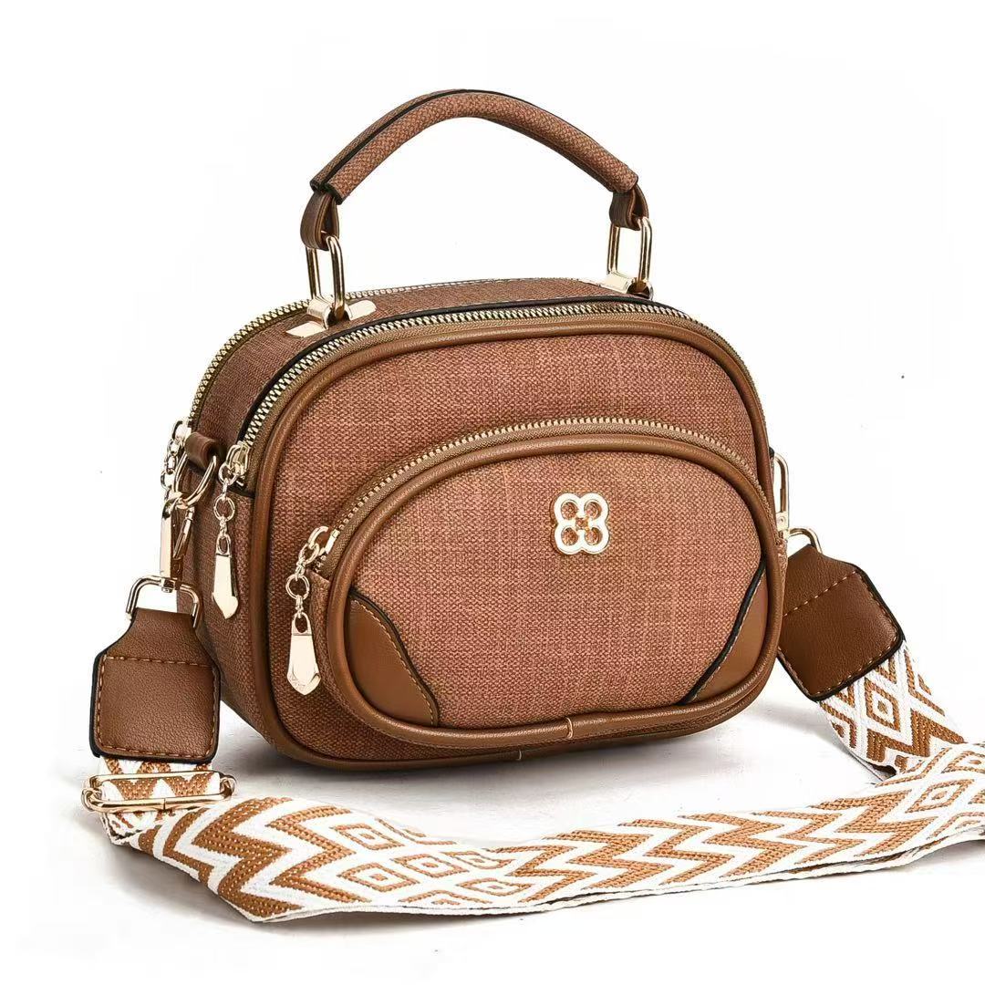 Women’s Multi-Pocket Mini Crossbody Bag (9909)
